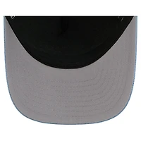 Casquette de camionneur ajustable 9FORTY A-Frame M-Crown bleu clair/noir New Era pour homme Utah Mammoth Hockey Sock