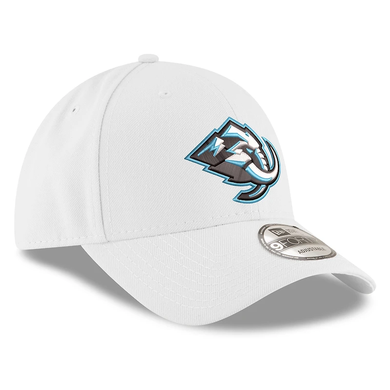 Men's New Era  White Utah Mammoth 9FORTY Adjustable Hat