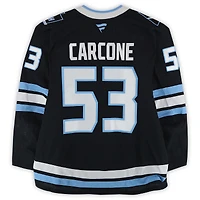 Maillot noir n° 53 de Michael Carcone (Utah Mammoth), porté lors de matchs entre le 11 janvier et le 26 mars 2026.