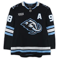 Maillot noir n° 98 porté par Mikhail Sergachev (Utah Mammoth) lors de matchs disputés entre le 11 janvier et le 26 mars 2026.