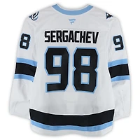 Mikhail Sergachev Utah Mammoth Game-Used #98 White Set 2 Jersey Worn During Games Played Between December 14, 2025 and March 28, 2026