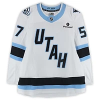 Nick DeSimone Utah Mammoth Game-Used #57 White Set 2 Jersey Worn During Games Played Between December 14, 2025 and March 28, 2026