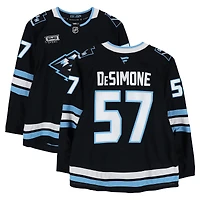 Maillot authentique professionnel noir porté par Nick DeSimone (Utah Mammoth), numéro 57, lors des séries éliminatoires de la Coupe Stanley 2026.