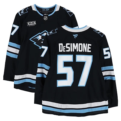 Nick DeSimone Utah Mammoth Player-Issued #57 Black Authentic Pro Jersey from the 2026 Stanley Cup Playoffs