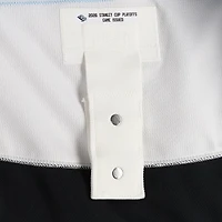 Maillot authentique professionnel blanc n° 57 de Nick DeSimone, porté par le joueur des Utah Mammoths lors des séries éliminatoires de la Coupe Stanley 2026.