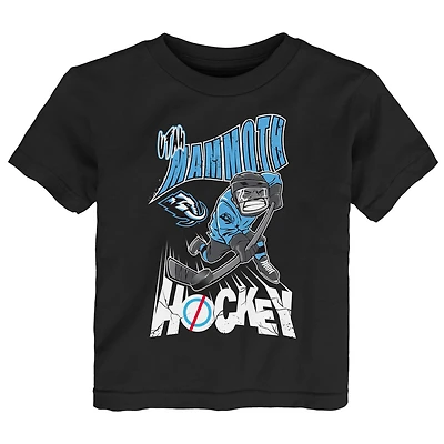 T-shirt noir Utah Mammoth One Timer pour tout-petits Outerstuff