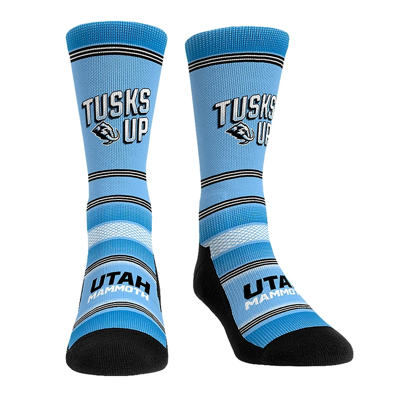 Chaussettes unisexes Rock Em Socks Utah Mammoth Slogan Crew