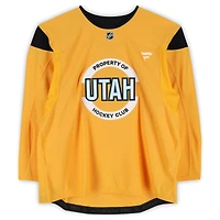 Utah Hockey Club Team-Issued Yellow Jersey from the 2024-25 NHL Season