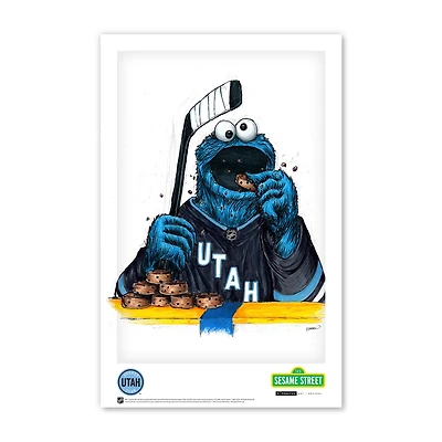 Utah Mammoth 11" x 17" Sesame Street Print