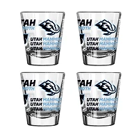 Ensemble de 4 verres à liqueur Utah Mammoth de 6 cl