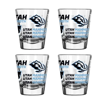 Ensemble de 4 verres à liqueur Utah Mammoth de 6 cl
