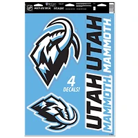 WinCraft Utah Mammoth Primary 11'' x 17'' Multi-Use Decal Sheet