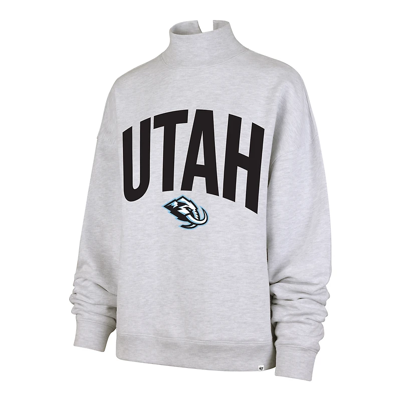 Women's '47  Heather Gray Utah Mammoth Subtle Muse Sweatshirt