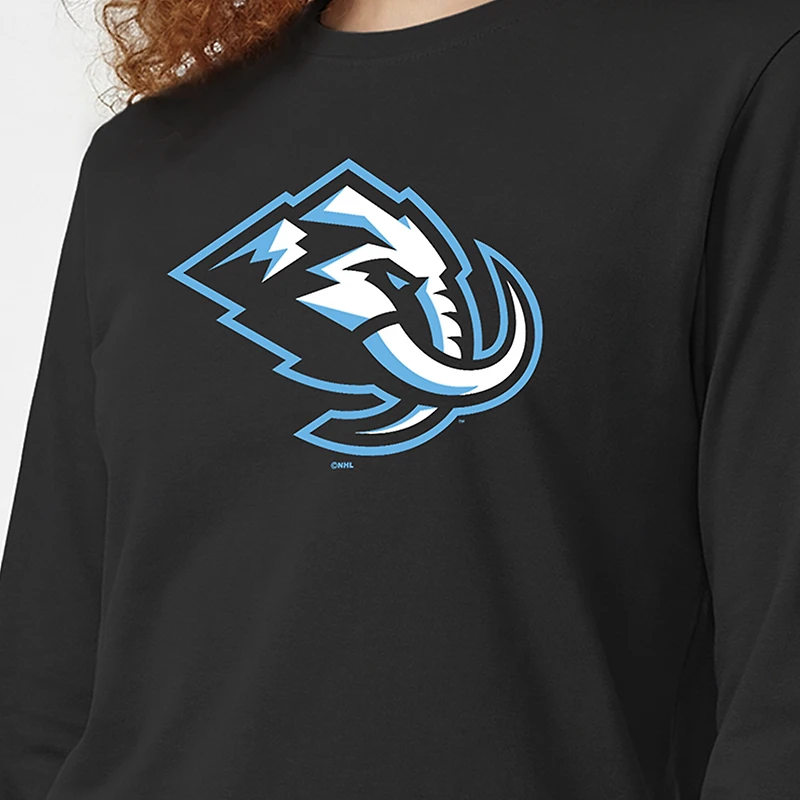 Women's Champion Black Utah Mammoth 2-Hit Long Sleeve T-Shirt