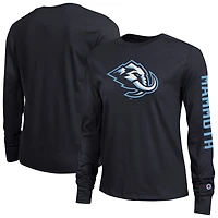 T-shirt à manches longues Champion Black Utah Mammoth 2-Hit pour femmes