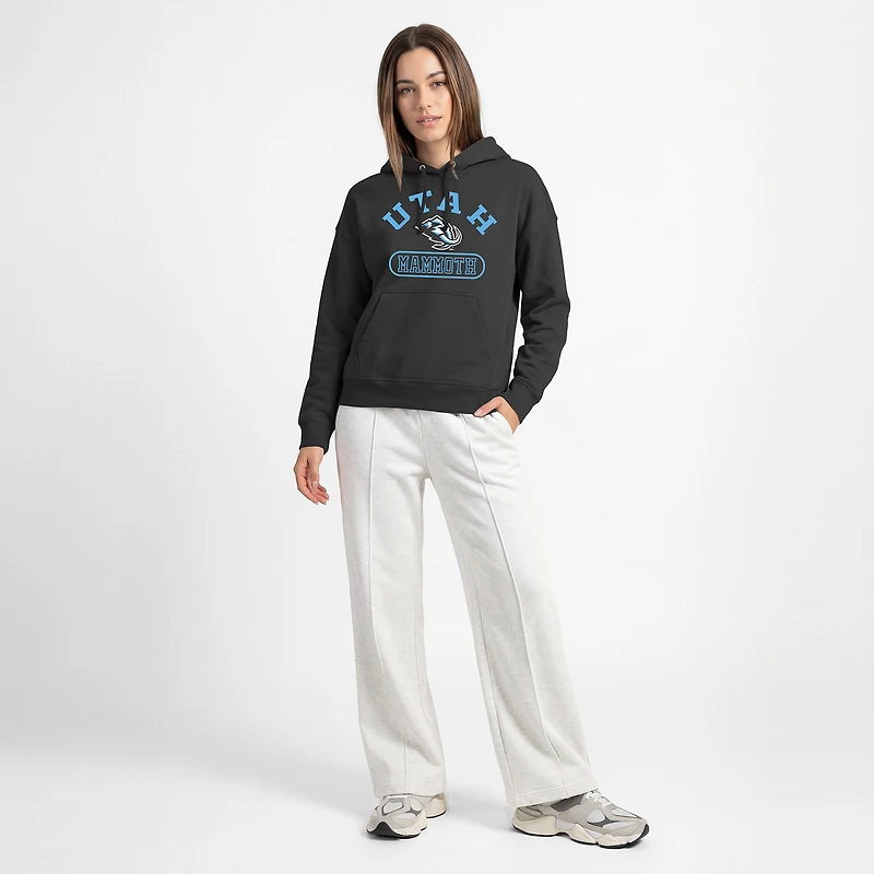 Women's Champion  Black Utah Mammoth Arched Pill Box Hoodie