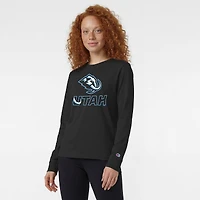 T-shirt à manches longues Champion Black Utah Mammoth pour femmes