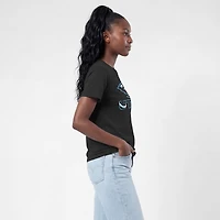 T-shirt à logo noir Champion Utah Mammoth pour femmes