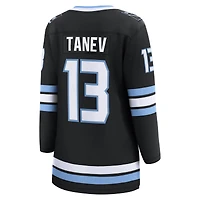 Women's Fanatics Brandon Tanev Black Utah Mammoth Home Breakaway Player Jersey