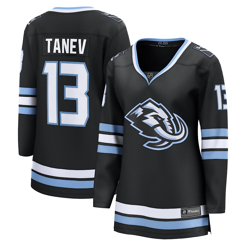 Women's Fanatics Brandon Tanev Black Utah Mammoth Home Breakaway Player Jersey