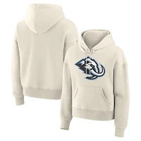 Sweat à capuche Fanatics Cream Utah Mammoth pour femme