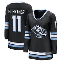 Maillot de joueur échappé à domicile des Utah Mammoth Dylan Guenther, fanatiques féminines, noir