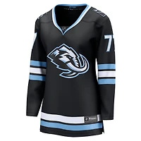 Women's Fanatics JJ Peterka Black Utah Mammoth Home Breakaway Jersey