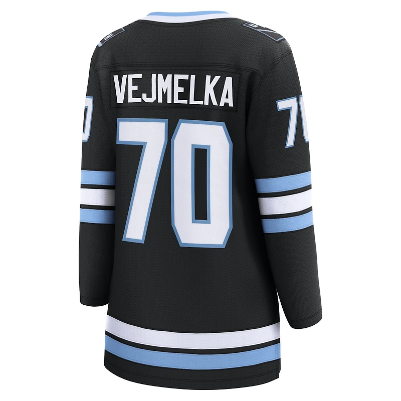 Women's Fanatics Karel Vejmelka Black Utah Mammoth Home Breakaway Jersey