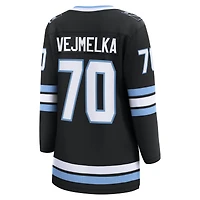 Women's Fanatics Karel Vejmelka Black Utah Mammoth Home Breakaway Jersey