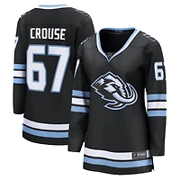 Maillot de joueur échappé à domicile noir des Utah Mammoth Lawson Crouse pour femmes Fanatics