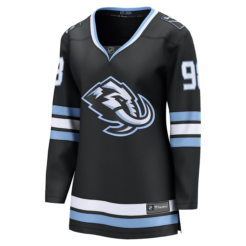 Women's Fanatics Mikhail Sergachev Black Utah Mammoth Home Breakaway Player Jersey