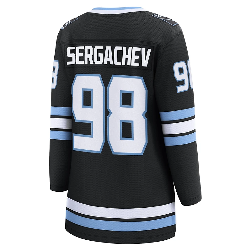 Women's Fanatics Mikhail Sergachev Black Utah Mammoth Home Breakaway Player Jersey