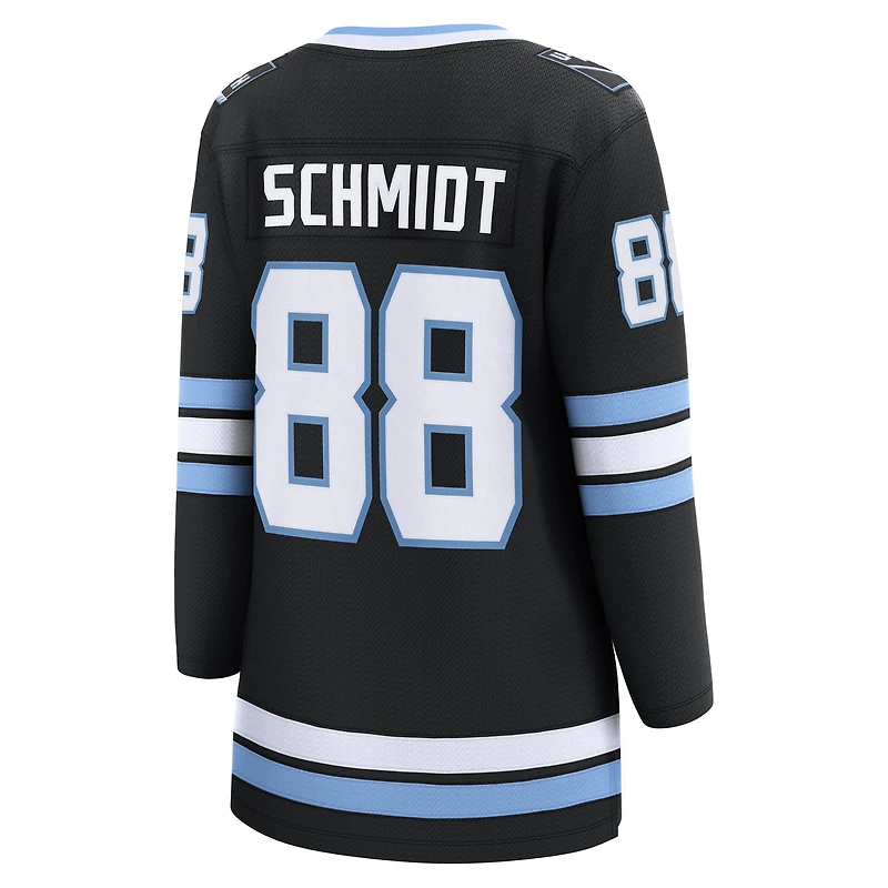 Women's Fanatics Nate Schmidt Black Utah Mammoth Home Breakaway Player Jersey