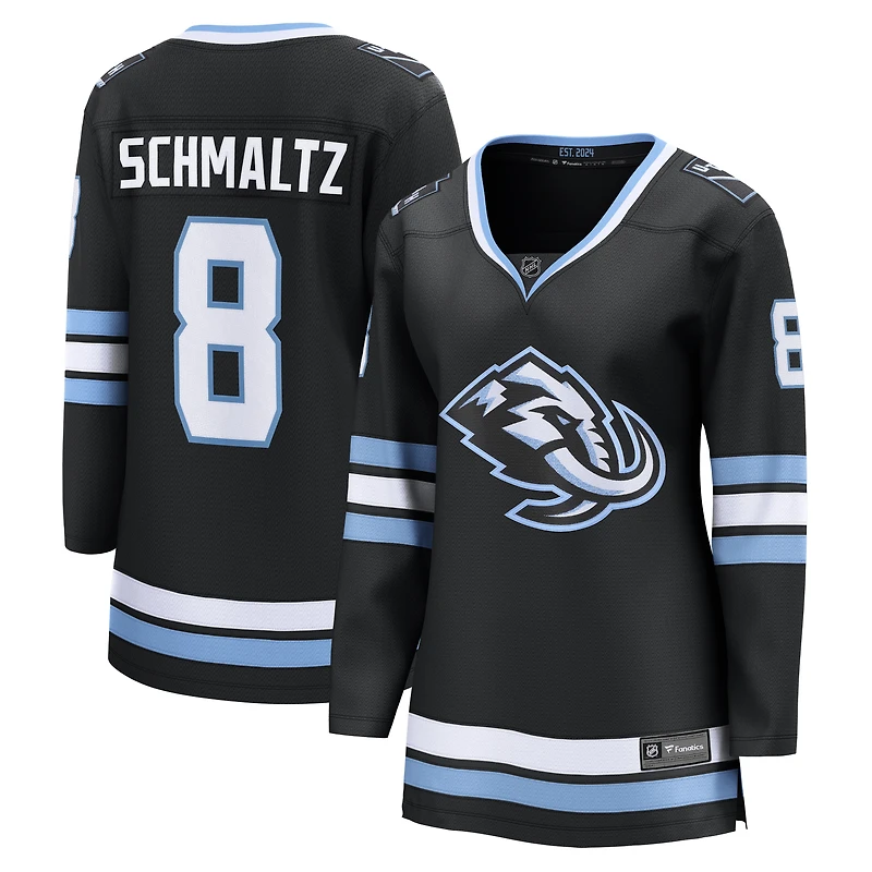 Women's Fanatics Nick Schmaltz Black Utah Mammoth Home Breakaway Player Jersey
