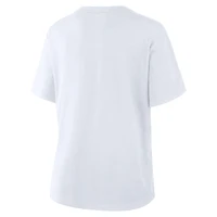 T-shirt blanc fanatique pour femme avec inscription Utah Mammoth Legacy