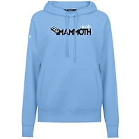 Women's Levelwear  Light Blue Utah Mammoth Adorn Wedge Pullover Hoodie