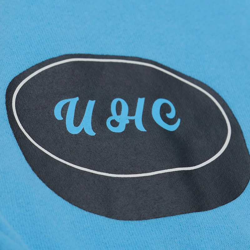 Sweat-shirt ras du cou Mitchell & Ness bleu Utah Mammoth pour femme
