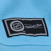 Women's Mitchell & Ness  Blue Utah Mammoth Crewneck Sweatshirt