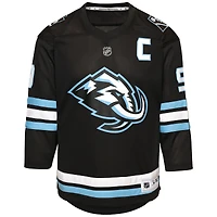 Maillot de joueur réplique à domicile noir Clayton Keller des Utah Mammoth pour jeunes