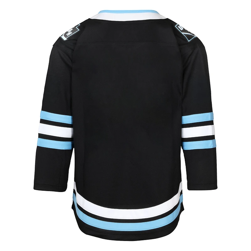 Maillot domicile Premier noir Utah Mammoth pour jeunes