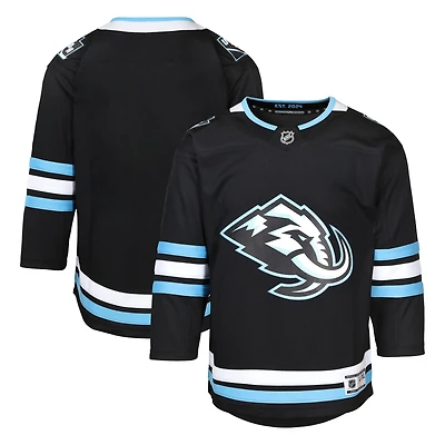Maillot domicile Premier noir Utah Mammoth pour jeunes