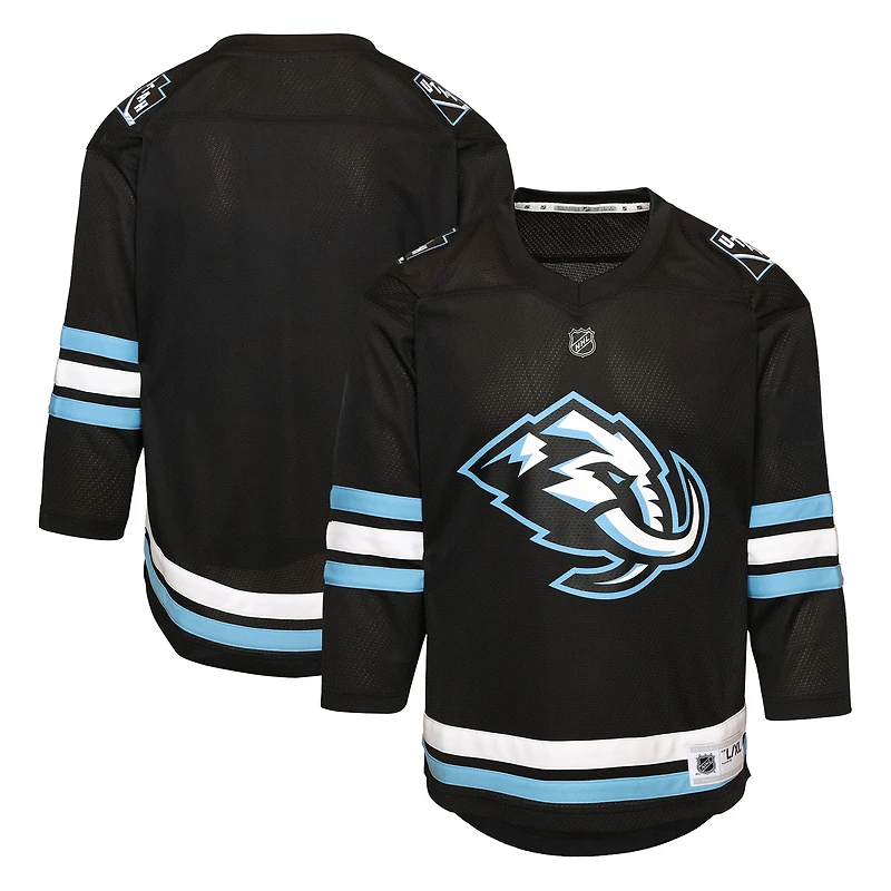 Maillot réplique domicile noir pour jeunes des Utah Mammoth
