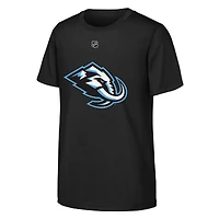 Youth Outerstuff Nick Schmaltz Black Utah Mammoth Name & Number T-Shirt