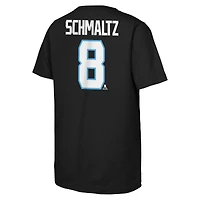T-shirt noir avec nom et numéro Nick Schmaltz des Mammoths de l'Utah pour jeunes Outerstuff