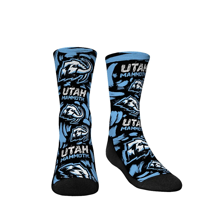 Chaussettes Rock Em pour jeunes, chaussettes à logo de l'équipe Utah Mammoth