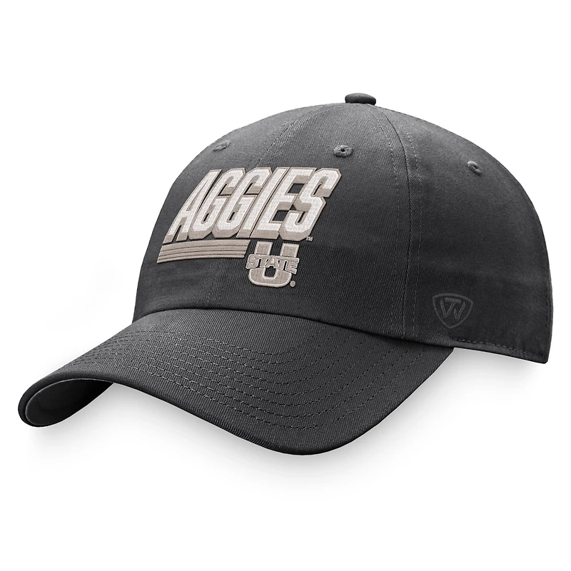 TOP UTAHST CHARC NCAA TOP SLICE ADJ - CHARCOAL HATMENUST
