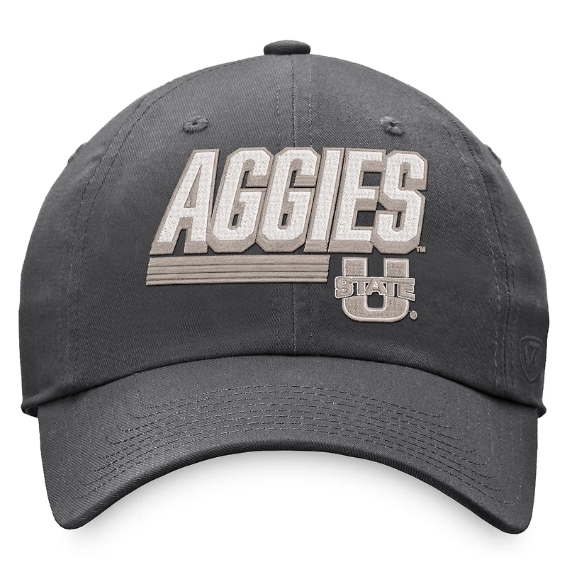 TOP UTAHST CHARC NCAA TOP SLICE ADJ - CHARCOAL HATMENUST