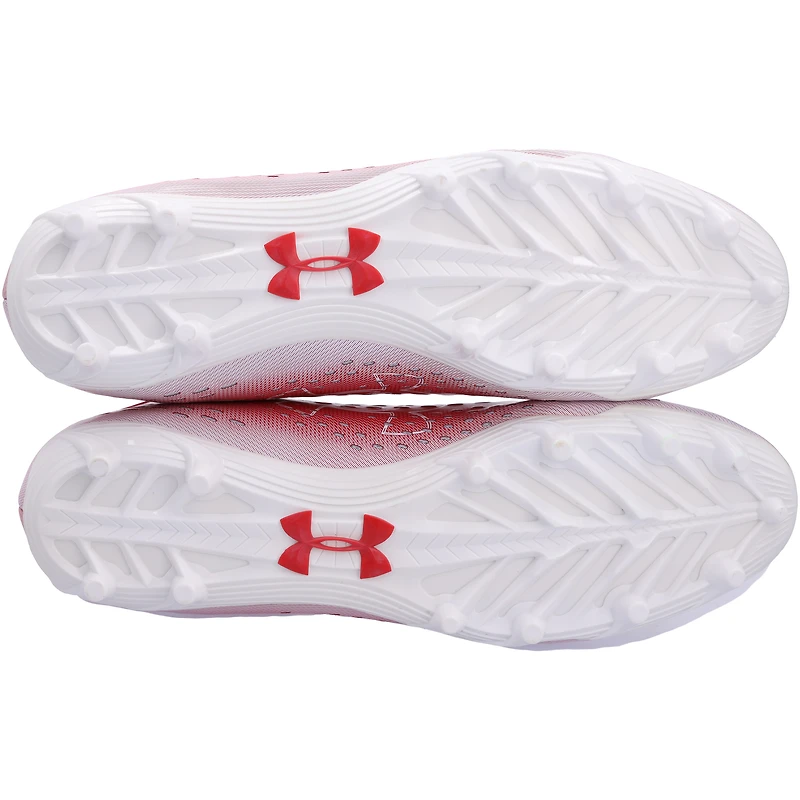 Dalton Kincaid Utah Utes Autographed Player-Issued Red Under Armour Cleats from the 2020-22 NCAA Football Seasons 