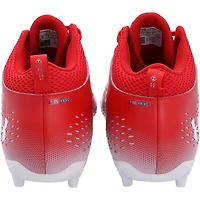 Dalton Kincaid Utah Utes Autographed Player-Issued Red Under Armour Cleats from the 2020-22 NCAA Football Seasons 