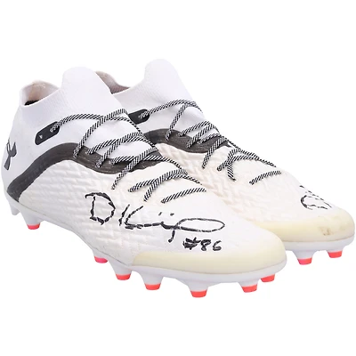 Dalton Kincaid Utah Utes Autographed Player-Issued Under Armour Cleats from the 2020-22 NCAA Football Seasons